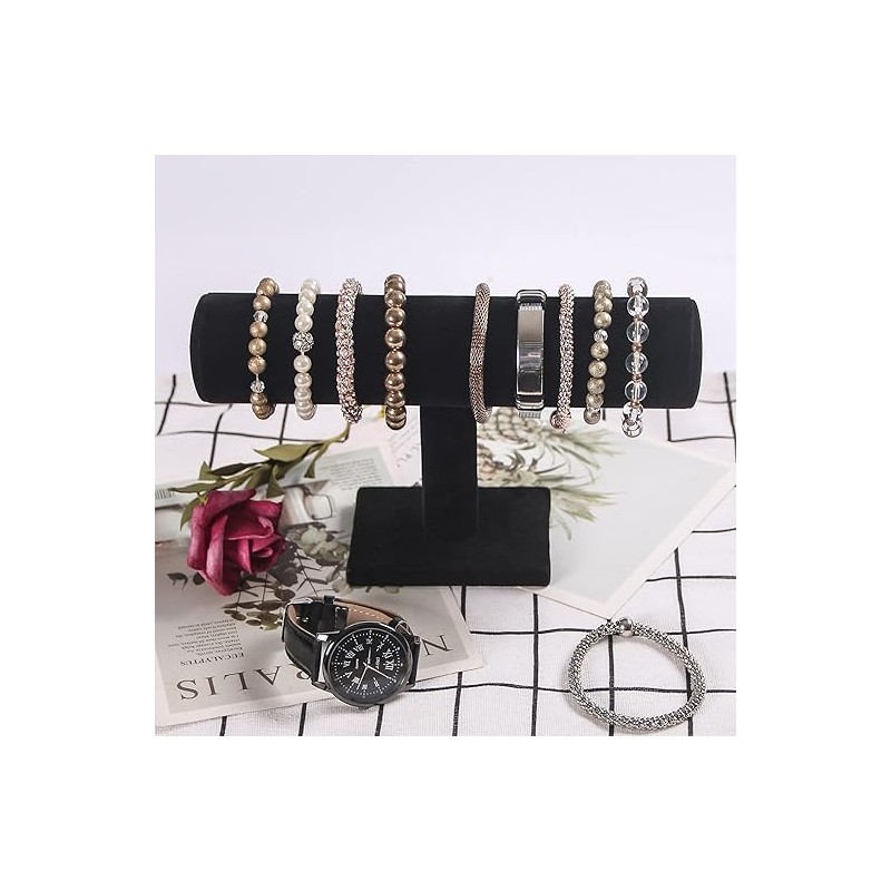 2 Pcs Coward Bracelet Holder Organizer for Show Jewelry Display