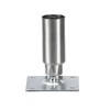 "1-5/8" OD x 4" H Stainless Steel Equipment Leg with