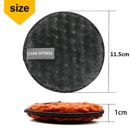 VYIBPDY Washable Make-Up Pads – Pack of 3 Washable Make-Up Cotton Pads – Reusable Make-Up Pads for Facial Cleansing and Makeup Removal