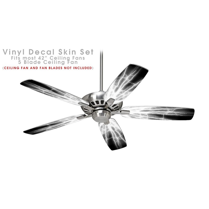 Lightning White - Ceiling Fan Skin Kit fits most 42