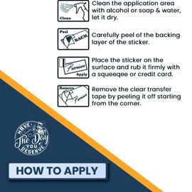 Have the Day You Deserve Sticker - Funny Skeleton Decal Sticker for Car or Truck Window or Bumper Pak of 2 Size 5''