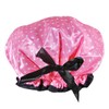 Kella Milla Stylish Satin Shower Cap - Sweet Pink Polka