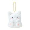 Sanrio 466077 Hanamaru Ghost Mascot Holder, Polyester, Steel, For Ages