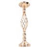 Table Candlestick Ornament Iron Twisted Curb Candle Holder Decorative Ornament