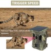 Wildlife Camera Solar Energy Trail Cam 4K with 1080P Night