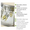 Wenko Sink Insert Crystal Square Sink Mat