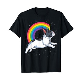 French Bulldog Unicorn Shirt Girls Space Galaxy Frenchicorn T-Shirt