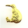 Kiwi Bird Gold Metal Pin Badge, Metal