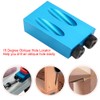 Pocket Hole Jig Kit 15° Angle Woodwork Guide Oblique Hole