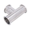 Triple Clamp Tee 3 Way 304 Stainless Steel Hose Pipe
