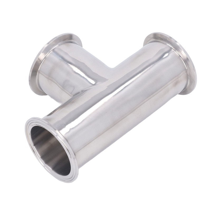 Triple Clamp Tee 3 Way 304 Stainless Steel Hose Pipe