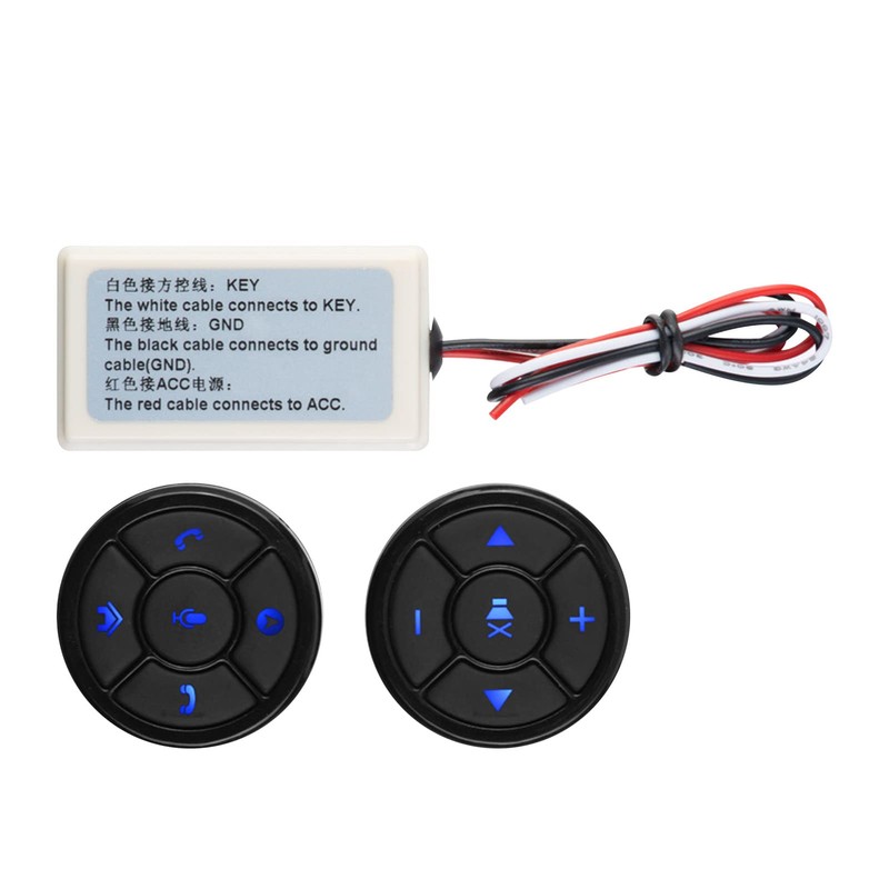 Steering Wheel Button, Steering Wheel Controller Bluetooth Radio Navigation Answer
