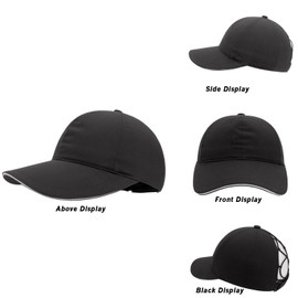 2Pcs Parent-Child Baseball Cap Sun Hat,Womens Criss Cross Ponytail Hats,Kids Quick Drying Sports Cap for Baby Girls Boys (US, Age, 2 Years, 6 Years, Dark Grey)