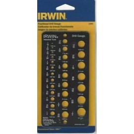 Irwin Fractional Drill Gauge