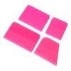 BYOBYO 4Pcs PPF Squeegee Soft Rubber Scraper 3 in 1