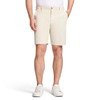 IZOD Men's Classic Saltwater 9.5" Flat Front Chino Short, Silver