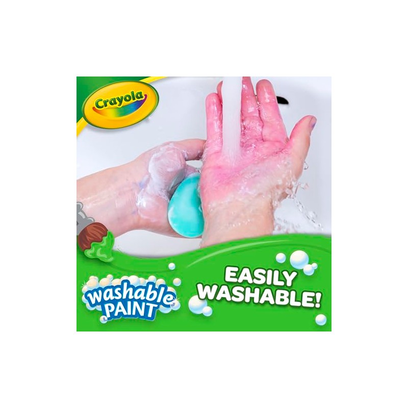 Crayola Pintura lavable número 54-2128-053, GL, Negro