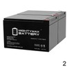 ML12-12 - 12V 12AH F2 SLA AGM DEEP-Cycle Rechargeable Battery
