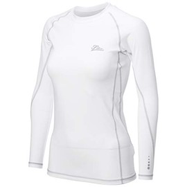 Fila 419402 Women's Long Sleeve Compression Sportswear, WT, L