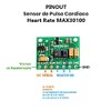 UNIT ELECTRONICS Sensor de Pulso cardiaco Heart Rate MAX30100