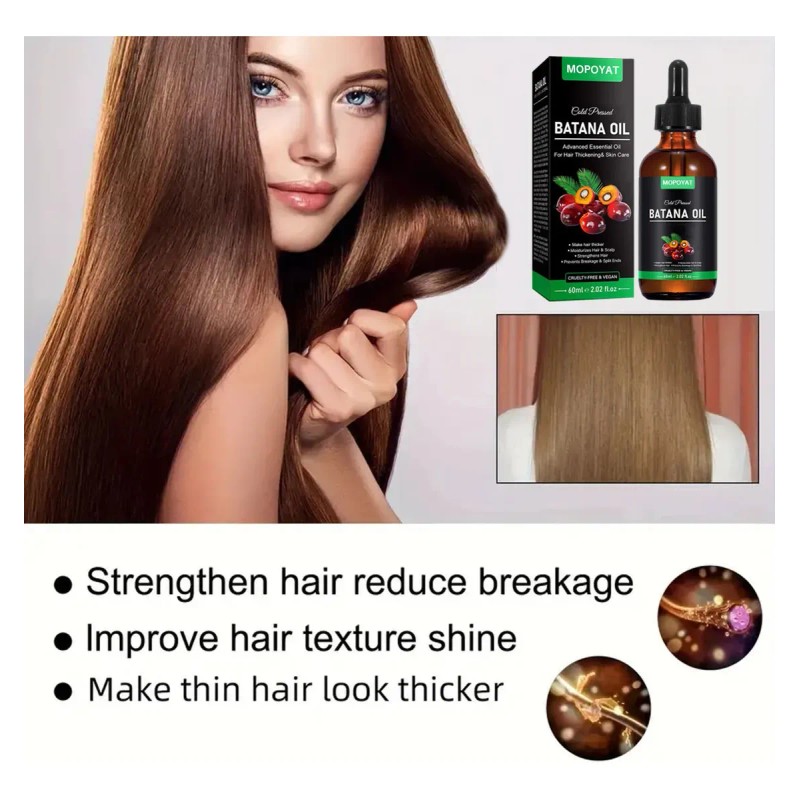 4pc Aceite Esencial Batana For Crecimiento Cabello