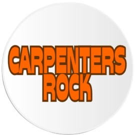 Kiwi Gifts Carpenters Rock - 100 Pack Circle Stickers 3" x 3"