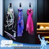 Clear Plastic Retail Scarf Rings - Round Fine Garment Hangers