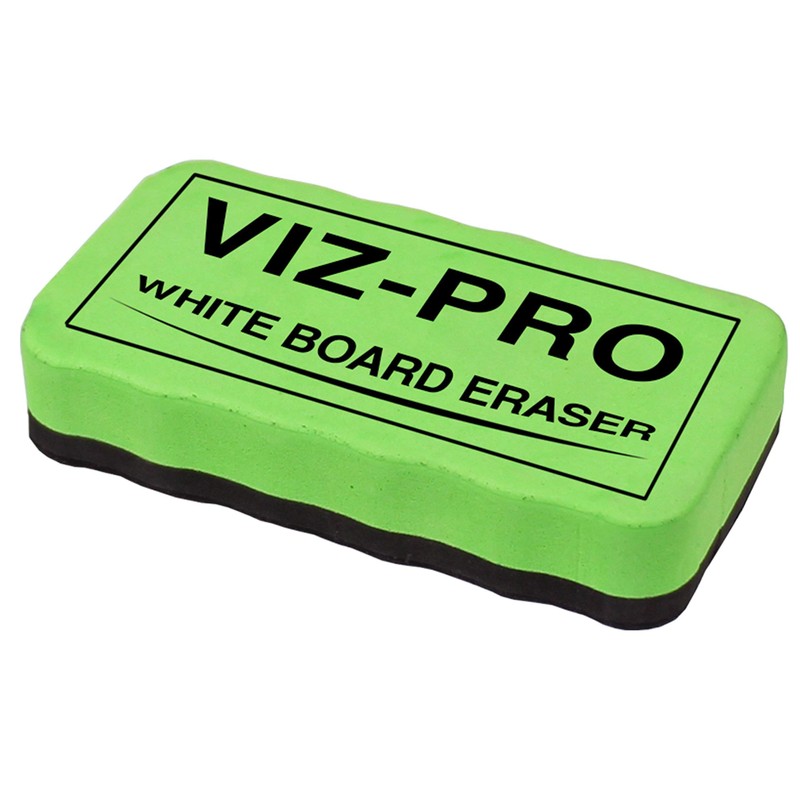 VIZ-PRO Magnetic White Board Eraser, 3 Colored Eraser, 3 Piece
