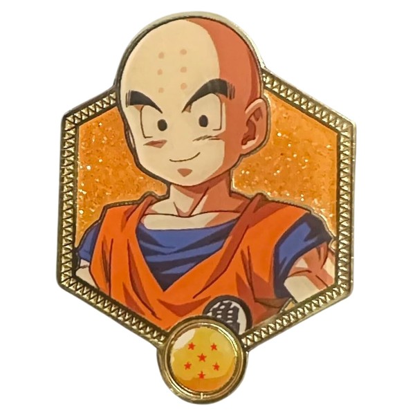Golden Series 2 Krillin - DBZ Collectible Enamel Pin