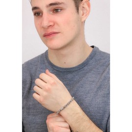 Fossil Men's Stainless Steel Bracelet with Lobster Clasp or Folding Clasp, Stainless Steel, No gemstone