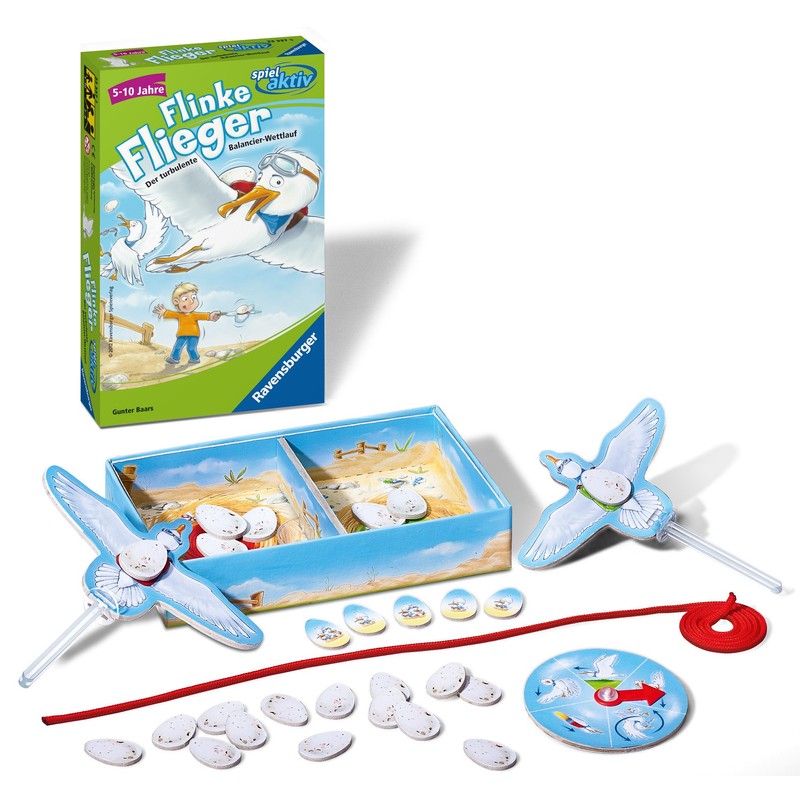 Ravensburger 23337 - Spiel Aktiv: Flinke Flieger - Mitbringspiel