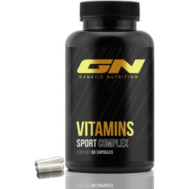 GN Laboratories Vitamin Stack Sport Complex - High Dose Multivitamin Preparation - 90 Vegan Capsules with 30+ Vitamins & Minerals - Wide Nutrient Complex