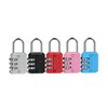 SISAV 3 Digit Combination Lock,Gym Padlock,Outdoor Padlock,Suitable for School Lockers,Tool
