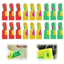 Automatic Needle Threader,New Sewing Machine Needle Threader,Sewing Needle Threaders,Plastic Needle Threaders,Automatic Needle Threading Device (18 PCS)