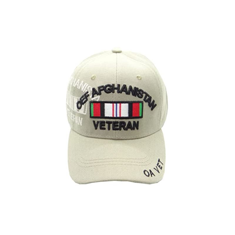 OEF/Afghanistan Veteran (Ribbon Shadow) (OA Vet on Bill) Baseball Cap
