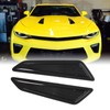2 Pcs Hood Vent Cover Black Air Intake Dashboard Decorative