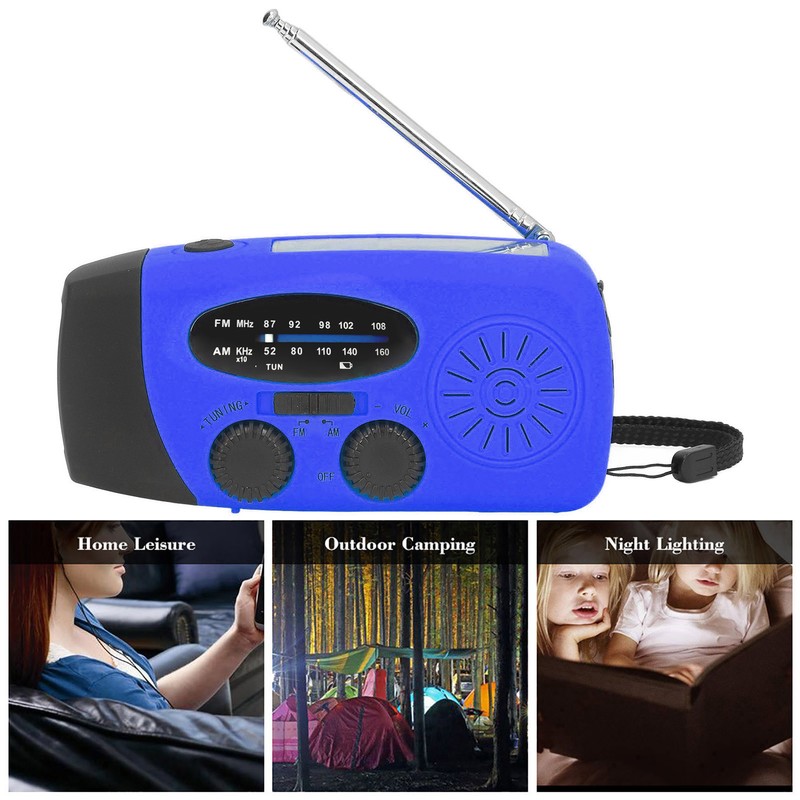 Hand Crank Solar Radio Multifunctional Emergency Radio LED Radio with