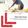 2Pcs 90 Degree Positioning Squares Aluminum Alloy Right Angle Clamps