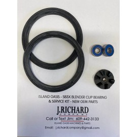 ISLAND OASIS - SB3X BLENDER CUP PITCHER BEARING & SERVICE KIT - OEM PARTS