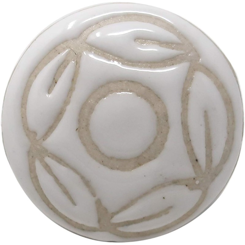 Craft Kart Set of 20 Off White Decorative Pull Knobs