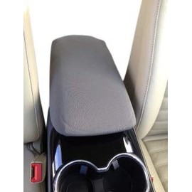 Auto Console Covers- Fits The Lexus IS250 2006-2012 Center Console Armrest Cover Waterproof Neoprene Fabric - Dark Gray