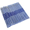 Agujas de tejer de acero inoxidable, 11 pares de agujas