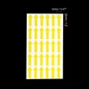 PATIKIL Small Arrow Sticker Label 1.2 x 0.5 Inch Pack