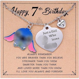 BAIDZFU Anime Necklace, Anime Chain, Cartoon Necklace, Cartoon Pendant Necklace, Children's Cartoon Necklace, Necklace Girls, Chain Children, Birthday Gift, Children's Jewellery, 1