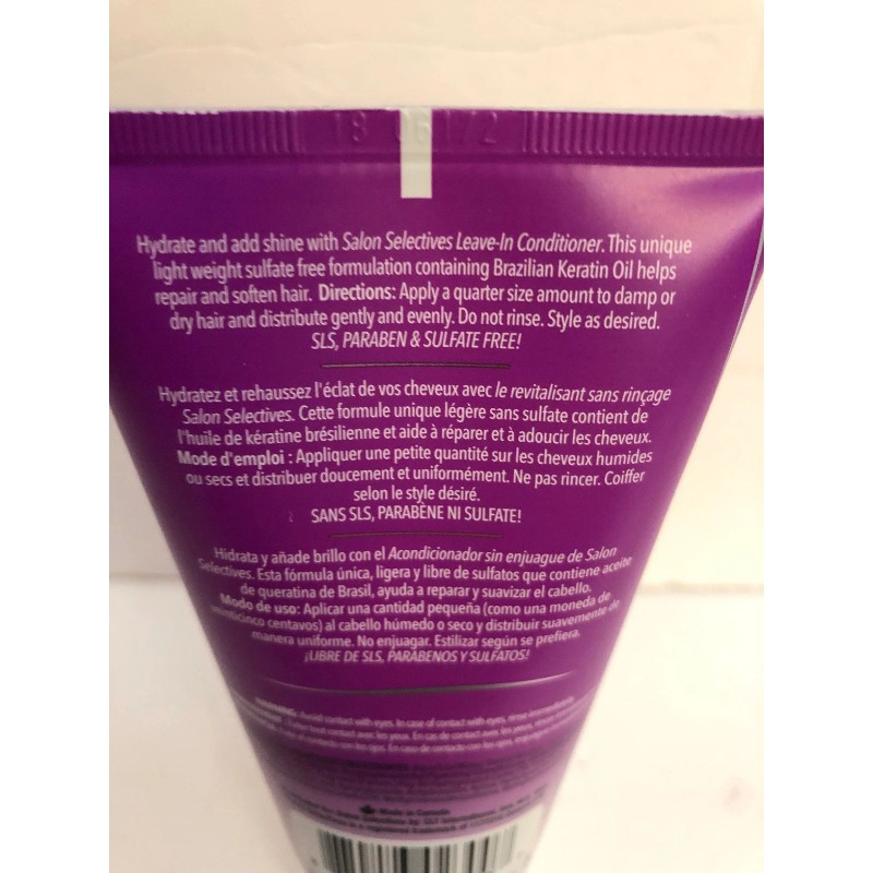 Salon Selectives Hair Treatment Tube,Instant Repair, 4 fl oz-RARE-SHIPS N
