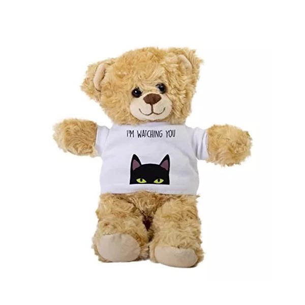 SpreadPassion I'm Watching You Teddy Bear, Gift Stuffed Animal, Plush