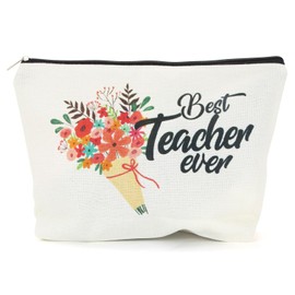 ALLY-MAGIC Teacher Appreciation Gifts, Teacher Survival kit Thank You Gifts for Women Best Teacher Ever Makeup Bag Teacher Gifts from Student for Teacher Day Graduation Birthday Gifts Y7JSFBD (Best)
