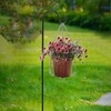 Folpus Iron Shepherd Hook Bird Feeder Pole Floor Pole Multiuse