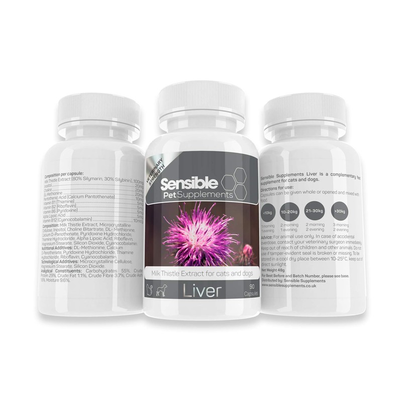 Sensible Pet Supplements 'Liver'. Supplement for dogs and cats supporting