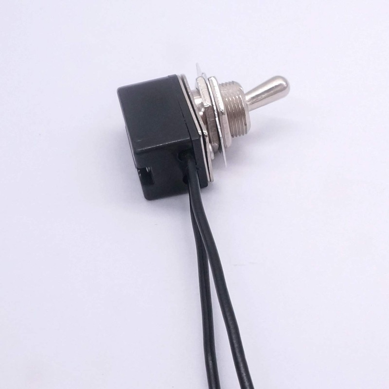 Taiss KNS-1 Locking Toggle Switch SPST 2 Position On/Off 6A